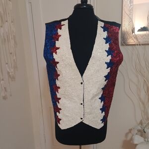 Sequin Beaded Vest